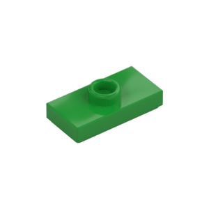 LEGO 15573 Plate Special 1 x 2 with 1 Stud with Groove and Inside Stud Holder (Jumper) (Bright Green)