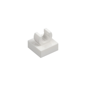 LEGO 15712 Tile Special 1 x 1 with Clip with Rounded Edges (White)