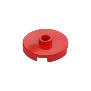 LEGO 18674 Plate Special Round 2 x 2 with Center Stud (Red)