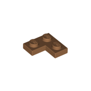 LEGO 2420 Plate 2 x 2 Corner (Medium Nougat)