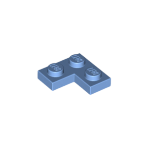 LEGO 2420 Plate 2 x 2 Corner (Medium Blue)