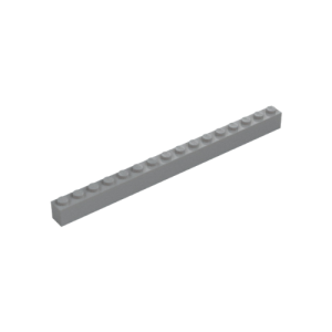 LEGO 2465 Brick 1 x 16 (Light Bluish Gray)
