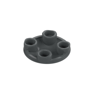 LEGO 2654 Plate Round 2 x 2 with Rounded Bottom [Boat Stud] (Dark Bluish Gray)