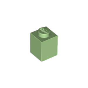 LEGO 3005 Brick 1 x 1 (Medium Green)