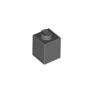 LEGO 3005 Brick 1 x 1 (Dark Bluish Gray)