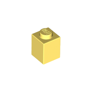 LEGO 3005 Brick 1 x 1 (Bright Light Yellow)