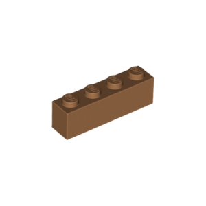 LEGO 3010 Brick 1 x 4 (Medium Nougat)