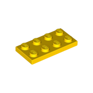 LEGO 3020 Plate 2 x 4 (Yellow)