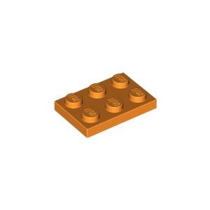 LEGO 3021 Plate 2 x 3 (Orange)