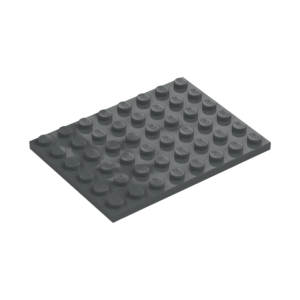 LEGO 3036 Plate 6 x 8 (Dark Bluish Gray)