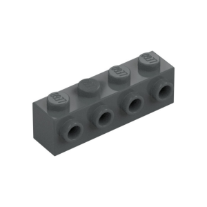 LEGO 30414 Brick Special 1 x 4 with 4 Studs on One Side (Dark Bluish Gray)