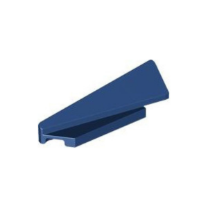 LEGO 3388 Brick Wedged Sloped 1 x 5 x 1 1/3 Left (Dark Blue)