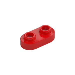 LEGO 35480 Plate Special 1 x 2 Rounded with 2 Open Studs (Red)