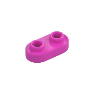 LEGO 35480 Plate Special 1 x 2 Rounded with 2 Open Studs (Dark Pink)