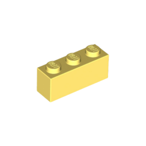 LEGO 3622 Brick 1 x 3 (Bright Light Yellow)
