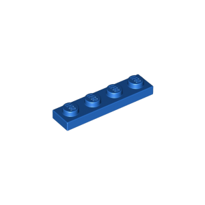 LEGO 3710 Plate 1 x 4 (Blue)