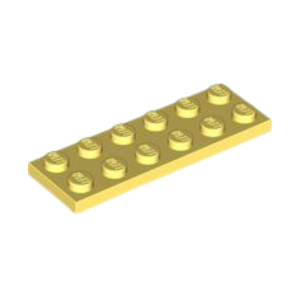 LEGO 3795 Plate 2 x 6 (Bright Light Yellow)