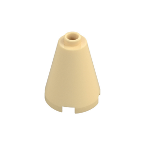 LEGO 3942c Cone 2 x 2 x 2 Open Stud (Tan)