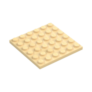 LEGO 3958  Plate 6 x 6 (Tan)
