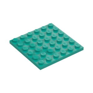 LEGO 3958  Plate 6 x 6 (Dark Turquoise)