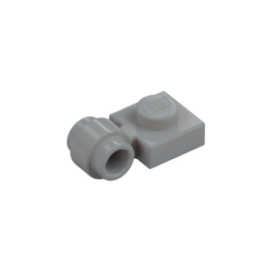 LEGO 4081b Plate Special 1 x 1 with Clip Light Bar Hole (Light Bluish Gray)