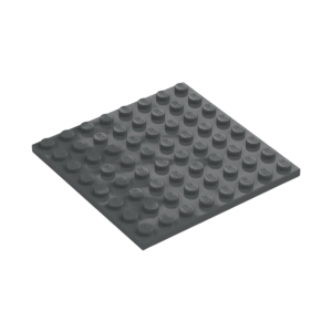 LEGO 41539 Plate 8 x 8 (Dark Bluish Gray)