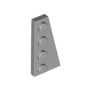 LEGO 41769 Wedge Plate 2 x 4 Wing Right (Light Bluish Gray)