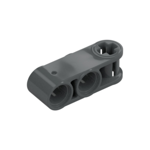 LEGO 42003 Technic Axle and Pin Connector Perpendicular 3L with 2 Pin Holes (Dark Bluish Gray)