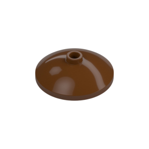 LEGO 43898 Dish 3 x 3 Inverted [Radar] (Reddish Brown)