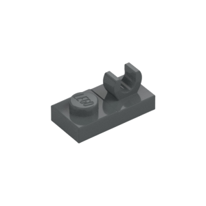 LEGO 44861 Plate Special 1 x 2 Open O Top Clip (Medium Nougat)
