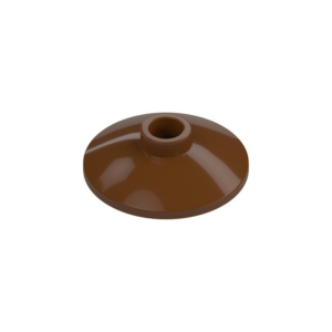 LEGO 4740 Dish 2 x 2 Inverted [Radar] (Reddish Brown)