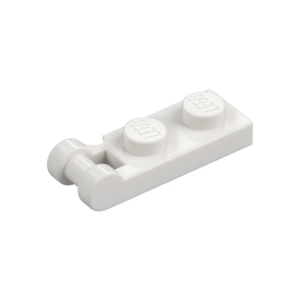 LEGO 60478 Plate Special 1 x 2 with Handle on End Closed Ends (White)
