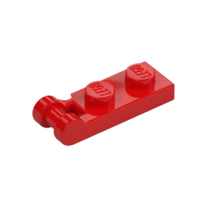 LEGO 60478 Plate Special 1 x 2 with Handle on End Closed Ends (Red)