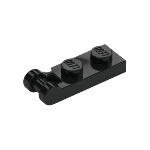 LEGO 60478 Plate Special 1 x 2 with Handle on End Closed Ends (Black)