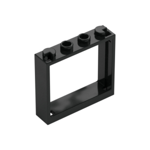 LEGO 60594 Window 1 x 4 x 3 without Shutter Tabs (Black)