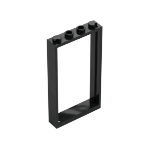 LEGO 60596 Door Frame 1 x 4 x 6 Type 2 (Black)