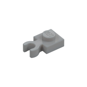 LEGO 60897 Plate Special 1 x 1 with Clip Vertical (Light Bluish Gray)