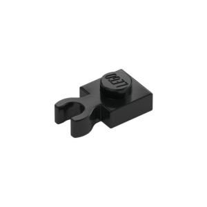 LEGO 60897 Plate Special 1 x 1 with Clip Vertical (Black)