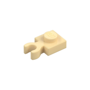 LEGO 60897 Plate Special 1 x 1 with Clip Vertical (Tan)