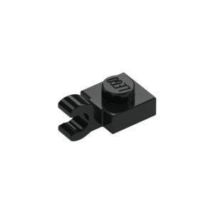 LEGO 61252 Plate Special 1 x 1 with Clip Horizontal (Black)