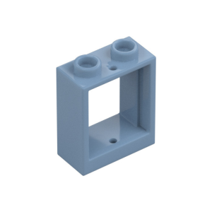 LEGO 79128 Window 1 x 2 x 2 Flat Front (Sand Blue)