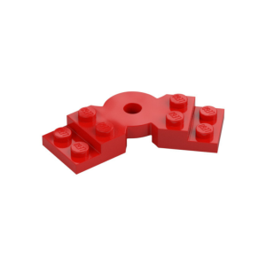 LEGO 79846 Plate Angled 2 x 2 with Step and Hole in Center (Red)
