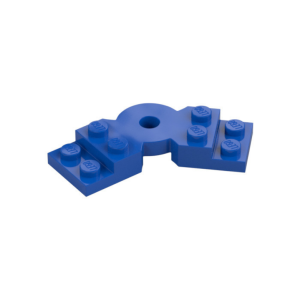 LEGO 79846 Plate Angled 2 x 2 with Step and Hole in Center (Blue)