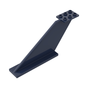 LEGO 87614 Tail 12 x 2 x 5 (Dark Blue)