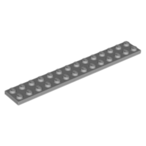 LEGO 91988 Plate 2 x 14 (Light Bluish Gray)