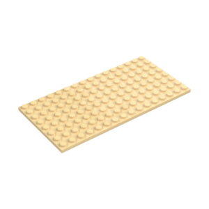 LEGO 92438 Plate 8 x 16 (Tan)