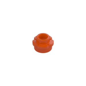 LEGO 24866 Plant Flower Plate Round 1 x 1 with 5 Petals (Reddish Orange)
