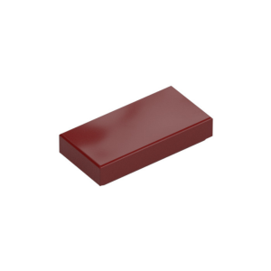 LEGO 3069 Tile 1 x 2 (Dark Red)