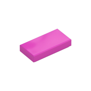 LEGO 3069 Tile 1 x 2 (Dark Pink)