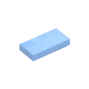 LEGO 3069 Tile 1 x 2 (Bright Light Blue)